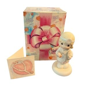 Precious Moments Loving Is Caring 320579 Doctor Nurse Figurine with Box 1997